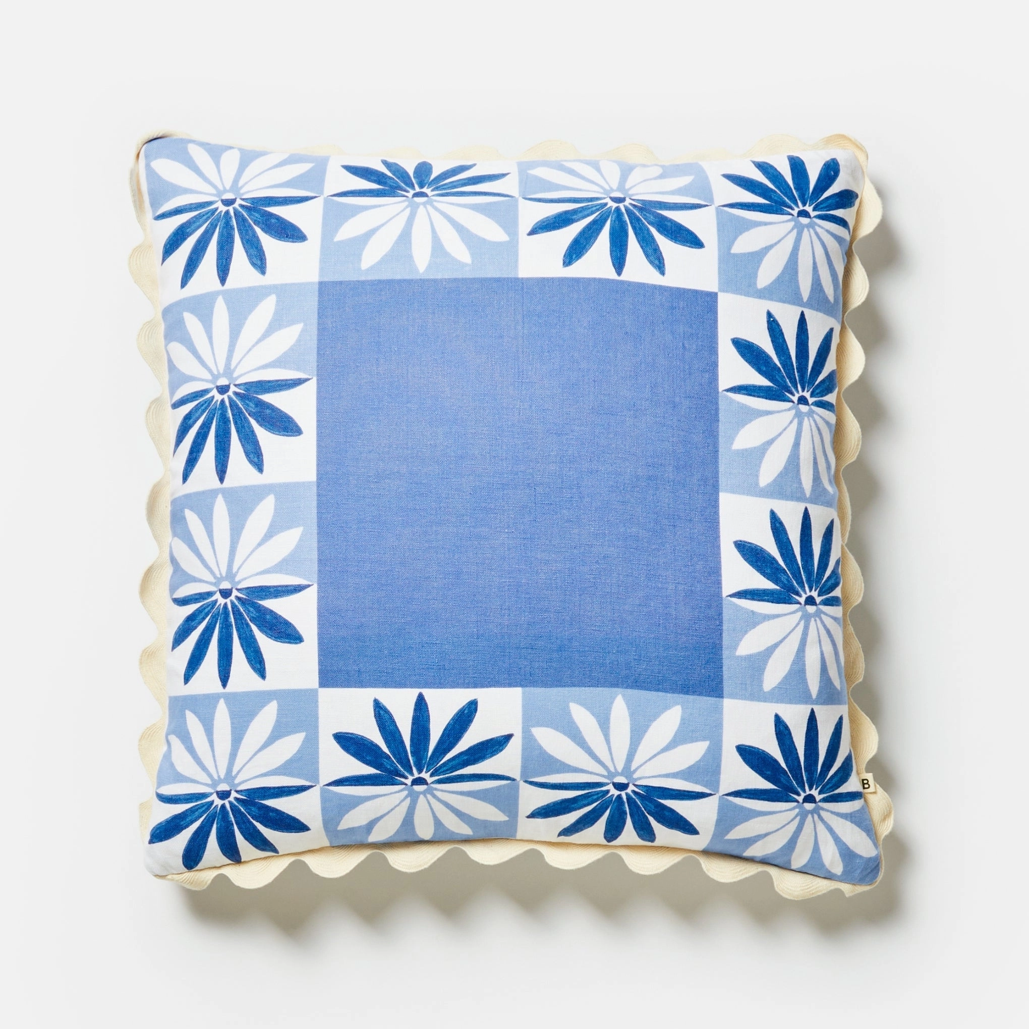Love-In-A-Mist Linen Cushion