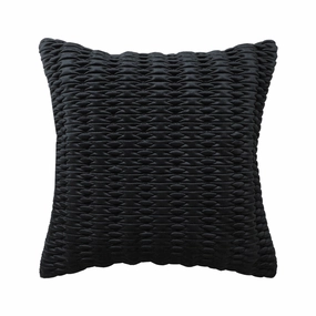 Loxton Black Square Cushion by Private Collection