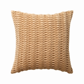 Loxton Gold Square Cushion by Private Collection