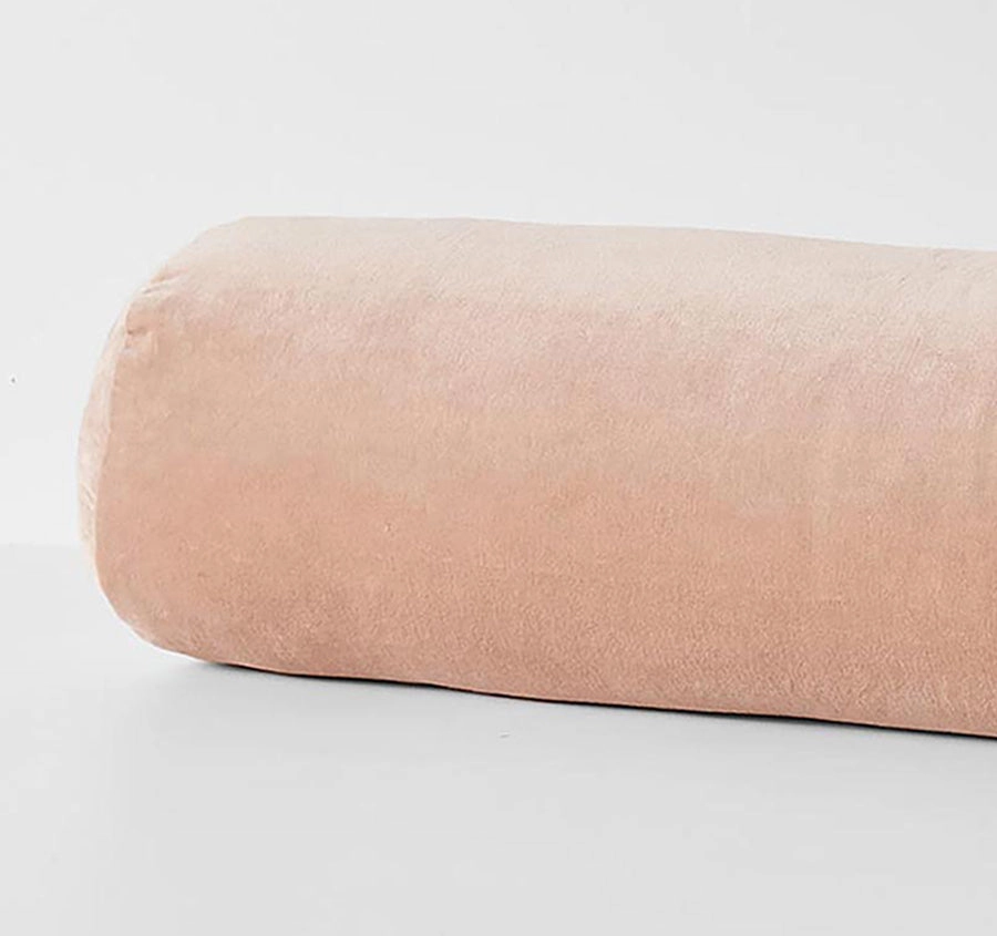 Luxury Velvet 18x60cm Filled Cushion Rosewater