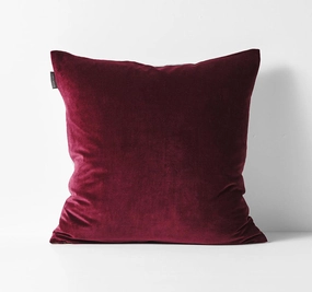 Luxury Velvet 50x50cm Filled Cushion Merlot