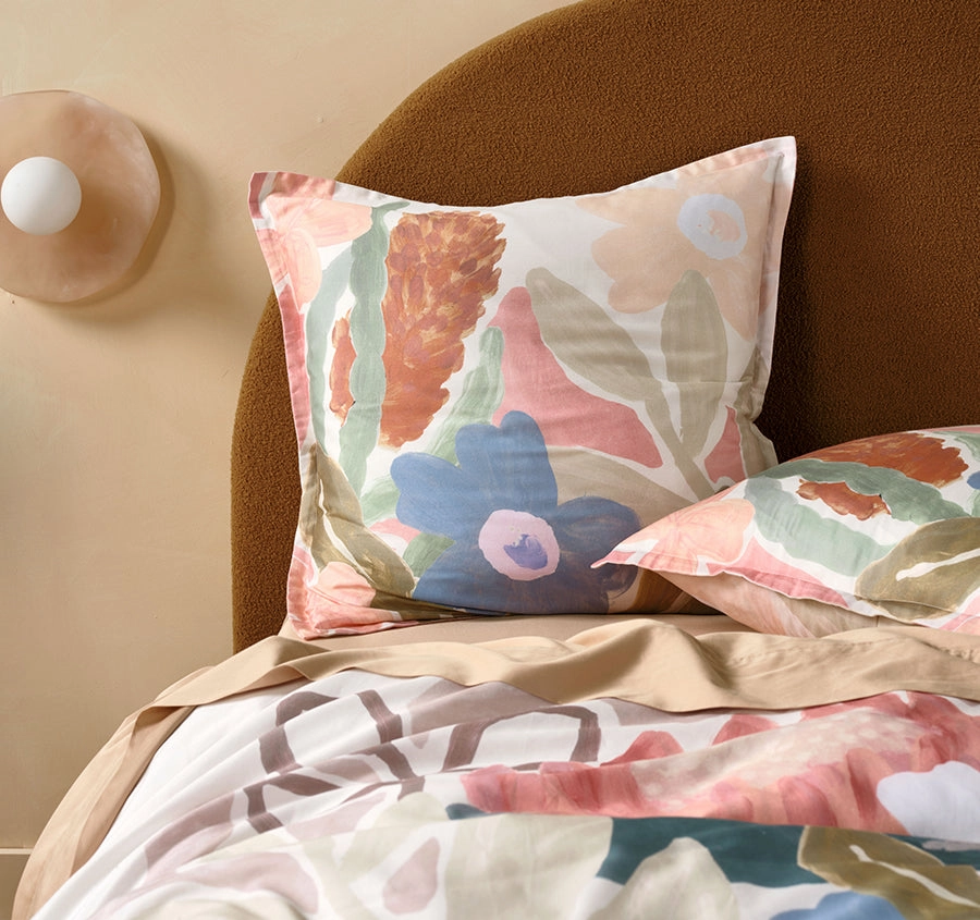 Maeve European Pillowcase Clay