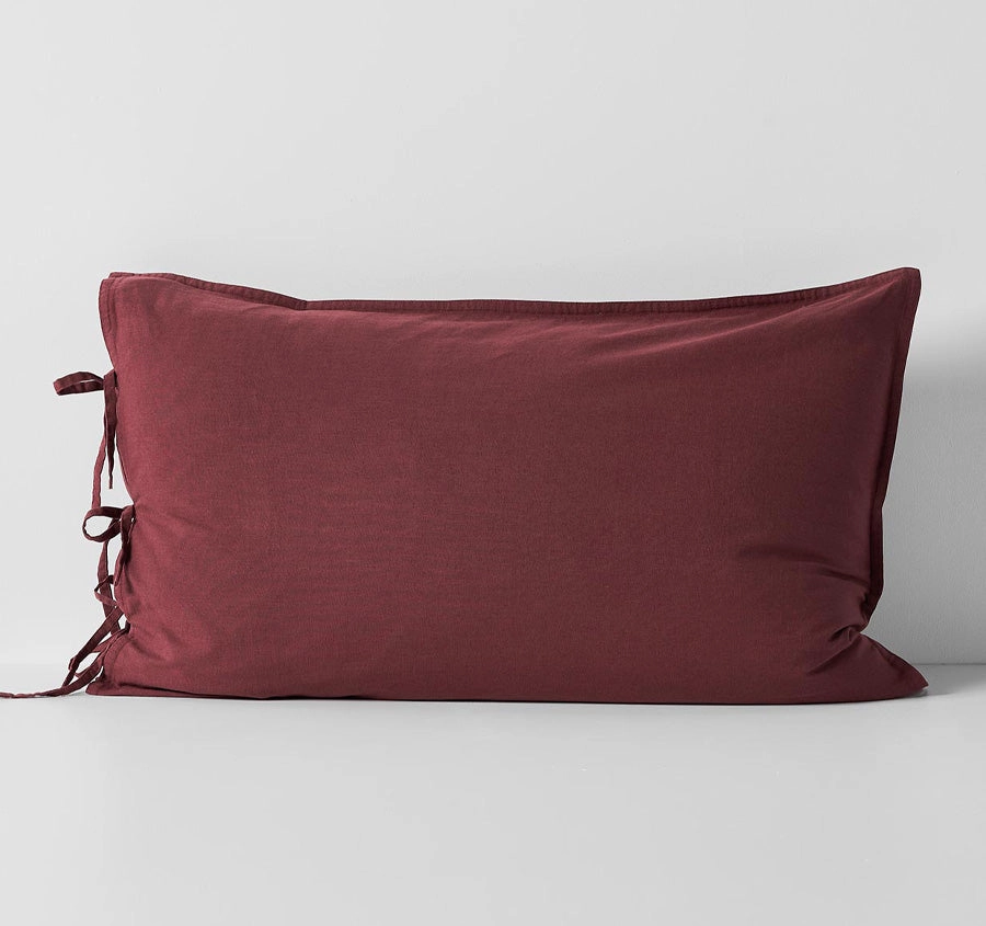 Maison Vintage Standard Pillowcase Syrah