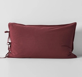 Maison Vintage Standard Pillowcase Syrah