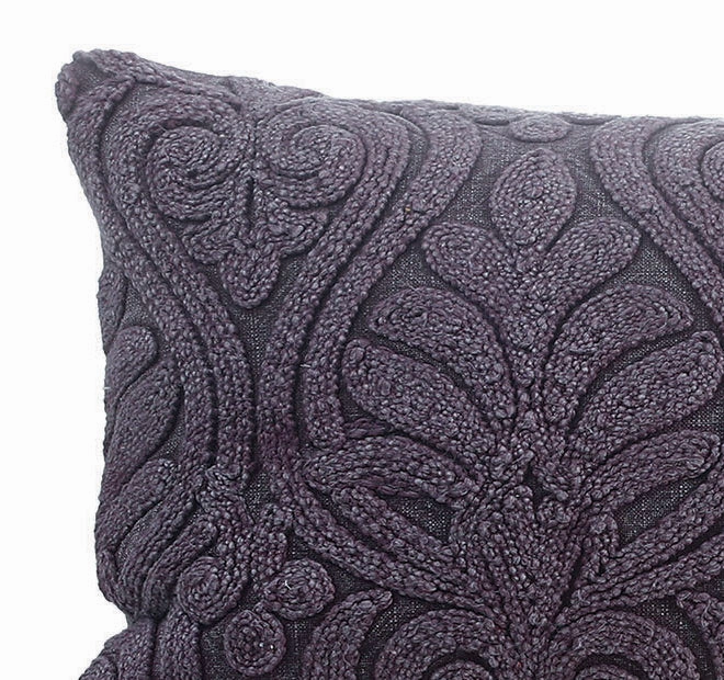 Malta 35x90cm Filled Cushion Plum
