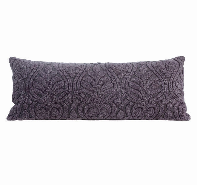 Malta 35x90cm Filled Cushion Plum