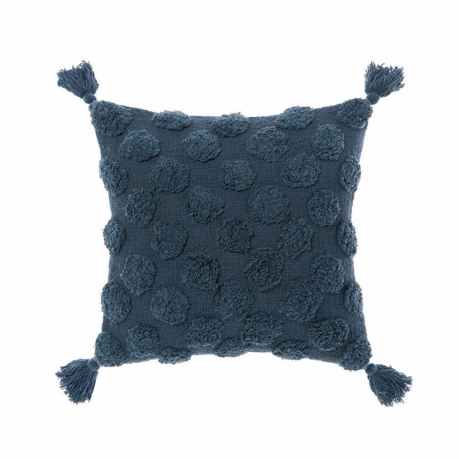Marant Navy Cushion 45 x 45cm by Linen House