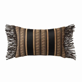 Massimo Black Decorator Cushion by Davinci