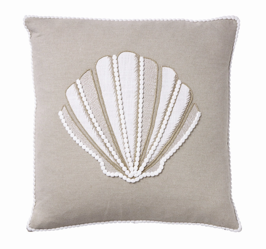 Mauritius Shell 50x50cm Filled Cushion Sand