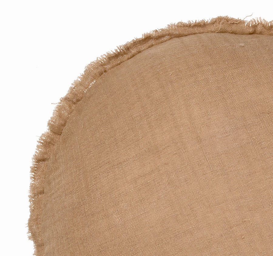 Maya 45cm Filled Round Cushion Nutmeg