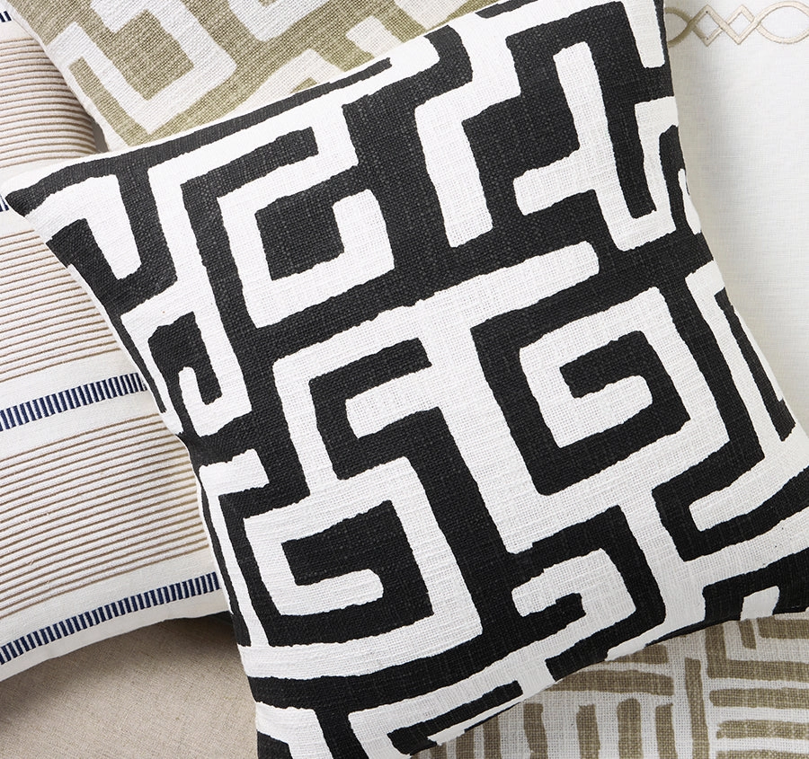 Maya 50x50cm Filled Cushion Black