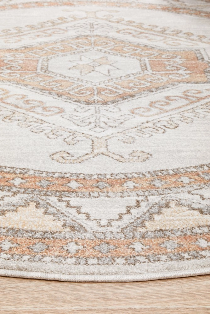 Mayfair Caitlen Round Rug (Natural) by Rug Culture