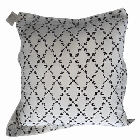 Melia Plum Square Filled Cushion by Florence Broadhurst