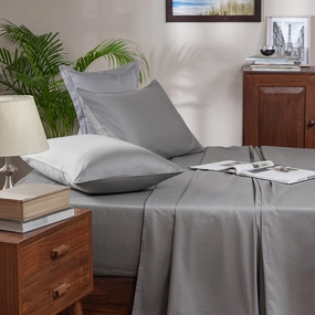 Melina Plain 100% Cotton Extra Soft & Luxurious Bed Sheet with Pillow Case