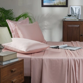 Melina Plain 100% Cotton Extra Soft & Luxurious Bed Sheet with Pillow Case