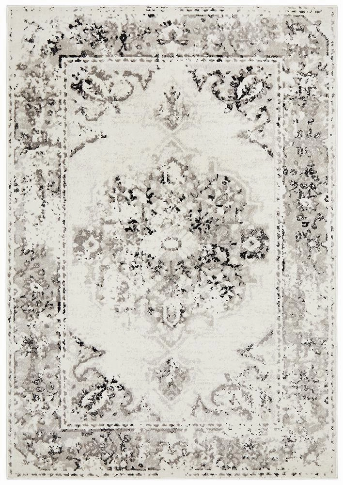 Metro 602 Rug (Black White) by Rug Culture