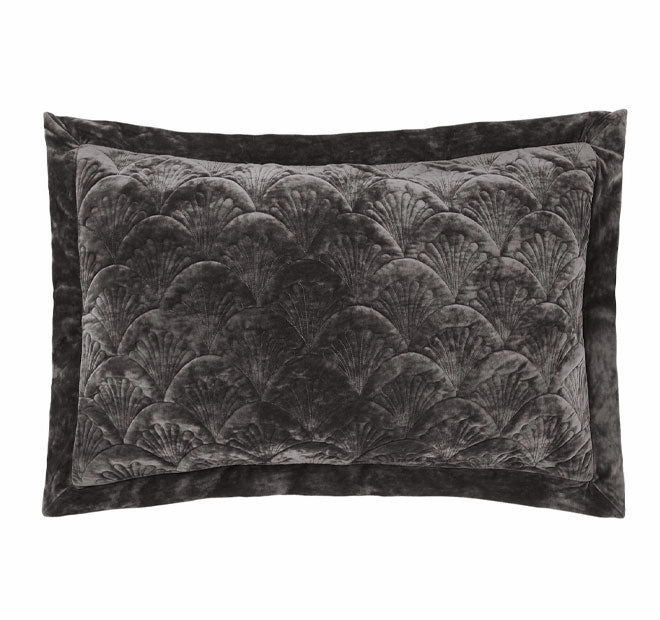 Meyer Standard Pillowsham Pair Charcoal