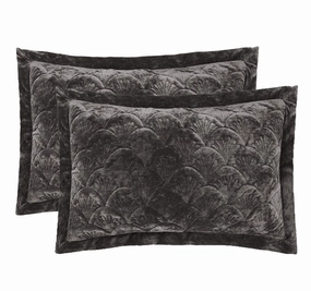 Meyer Standard Pillowsham Pair Charcoal