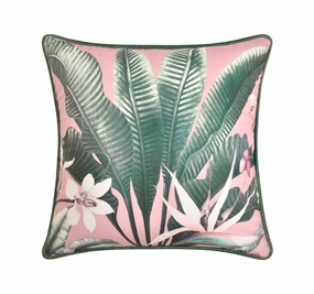 Mika 43x43cm Filled Velvet Cushion Green