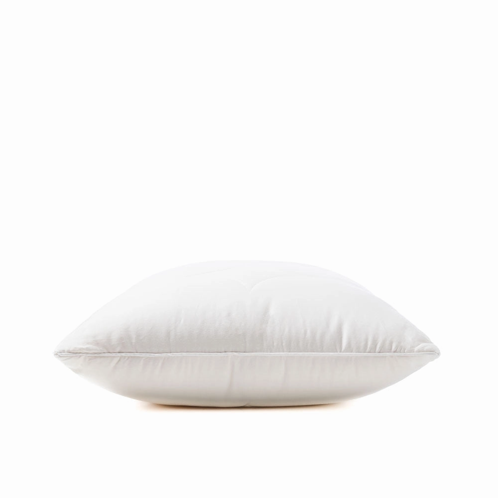 MiniJumbuk Breathe Wool Cotton Quilted Pillow MEDIUM Profile