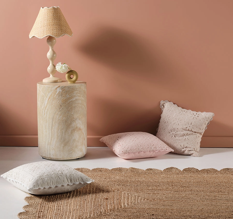 Miranda 48x48cm Filled Cushion Pink