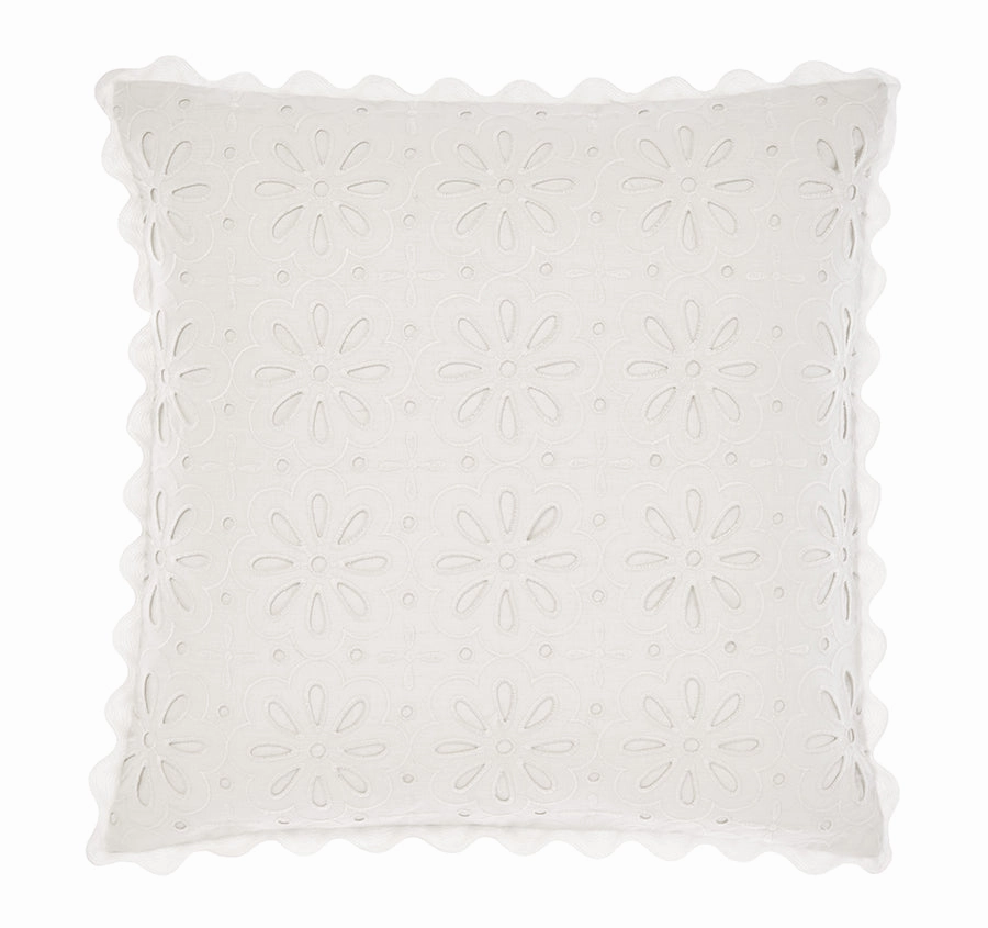 Miranda 48x48cm Filled Cushion White