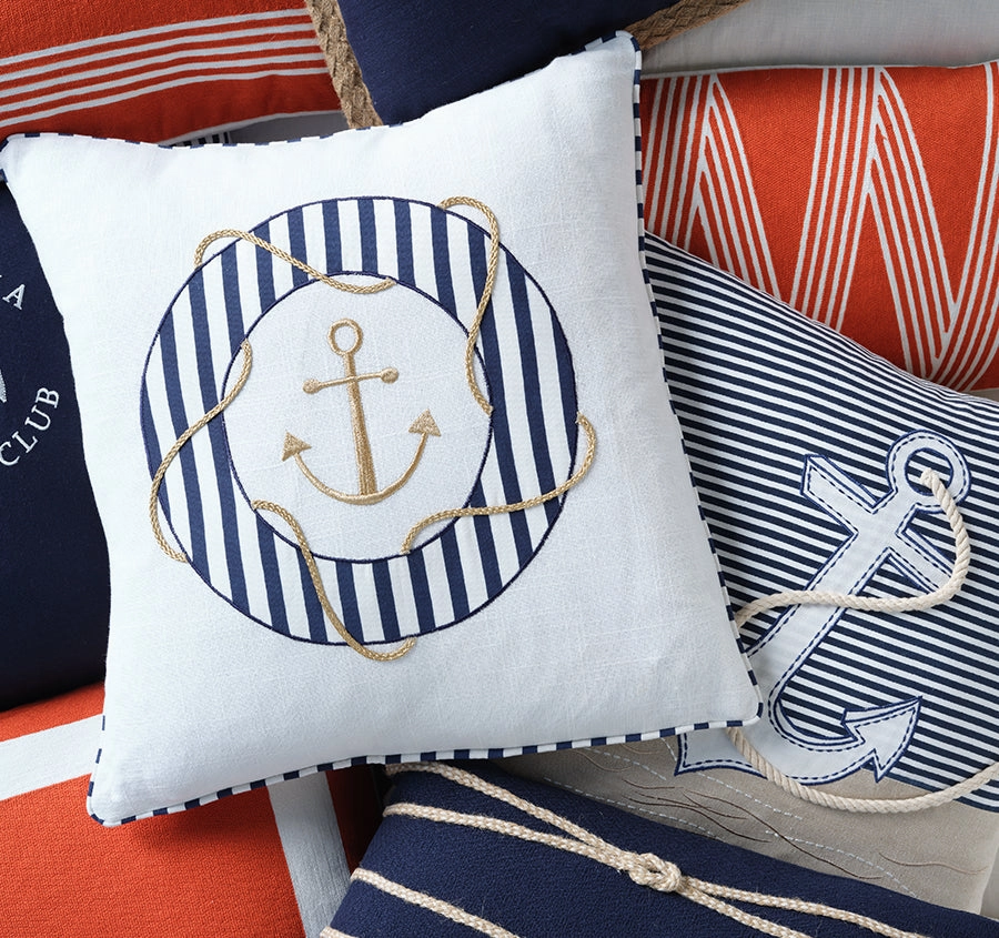 Montauk Anchor 50x50cm Filled Cushion Navy