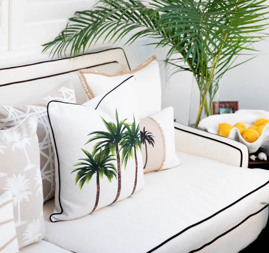 Mykonos Blanc 50x50cm Filled Cushion White