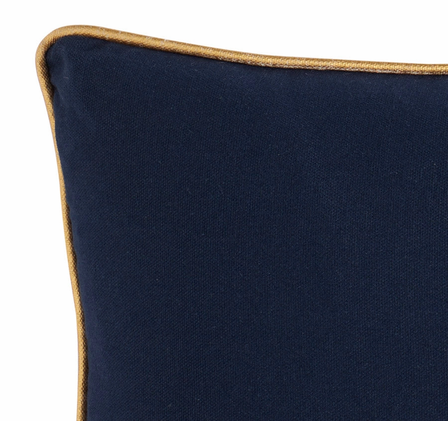 Nautical 30x50cm Filled Cushion Navy
