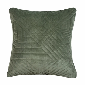 Navarro Olive Square Cushion by Bianca