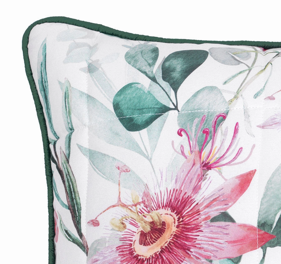 Nikita 43x43cm Filled Velvet Cushion White