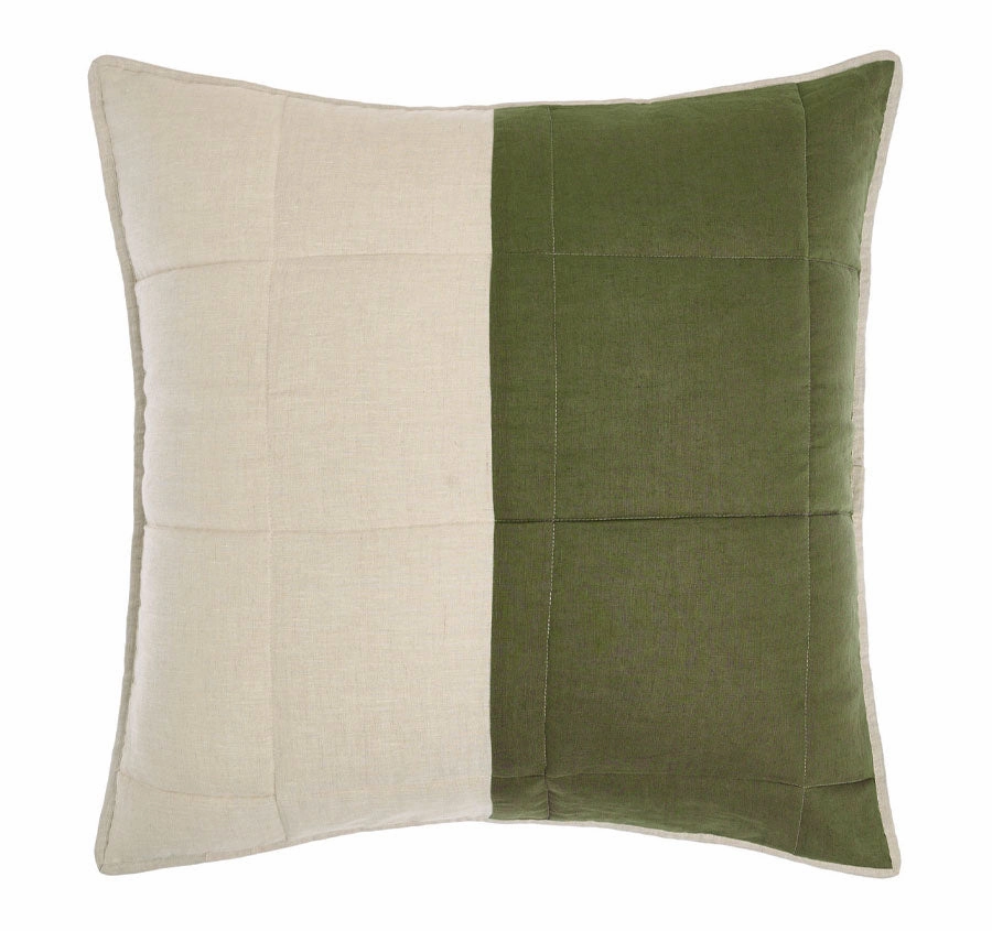 Nimes Patchwork European Pillowcase Rose