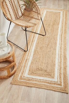 Noosa 111 Runner Rug (Natural) by Rug Culture