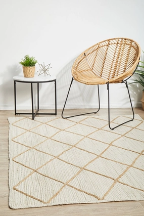 Noosa 222 Rug (White) by Rug Culture