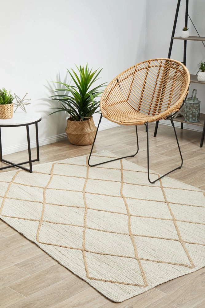 Noosa 222 Rug (White) by Rug Culture