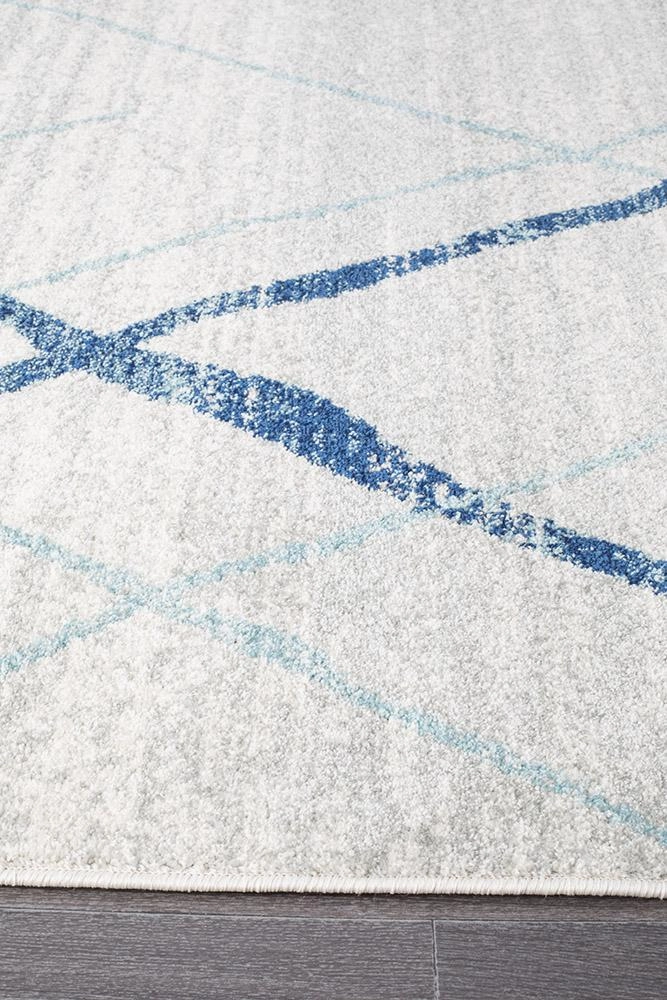 Oasis 452 Runner Rug (Blue) by Rug Culture