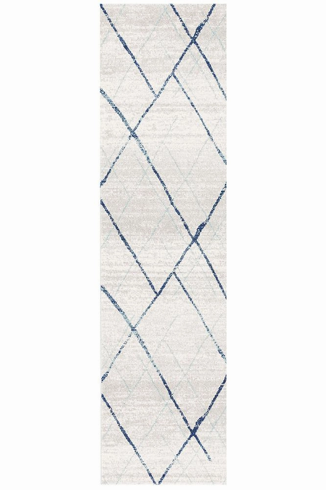 Oasis 452 Runner Rug (Blue) by Rug Culture