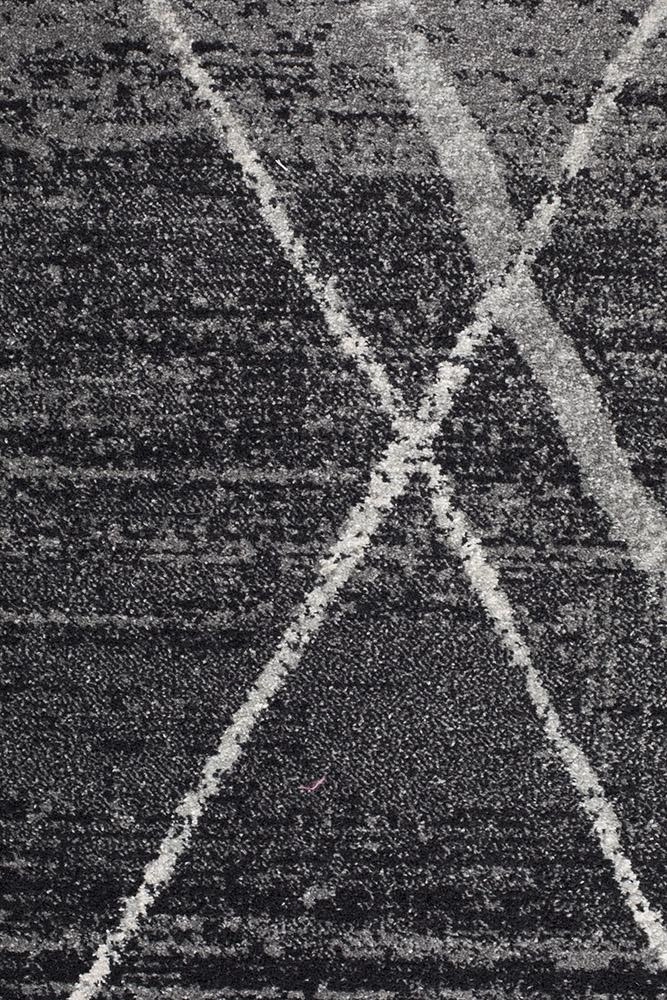 Oasis 452 Runner Rug (Charcoal) by Rug Culture