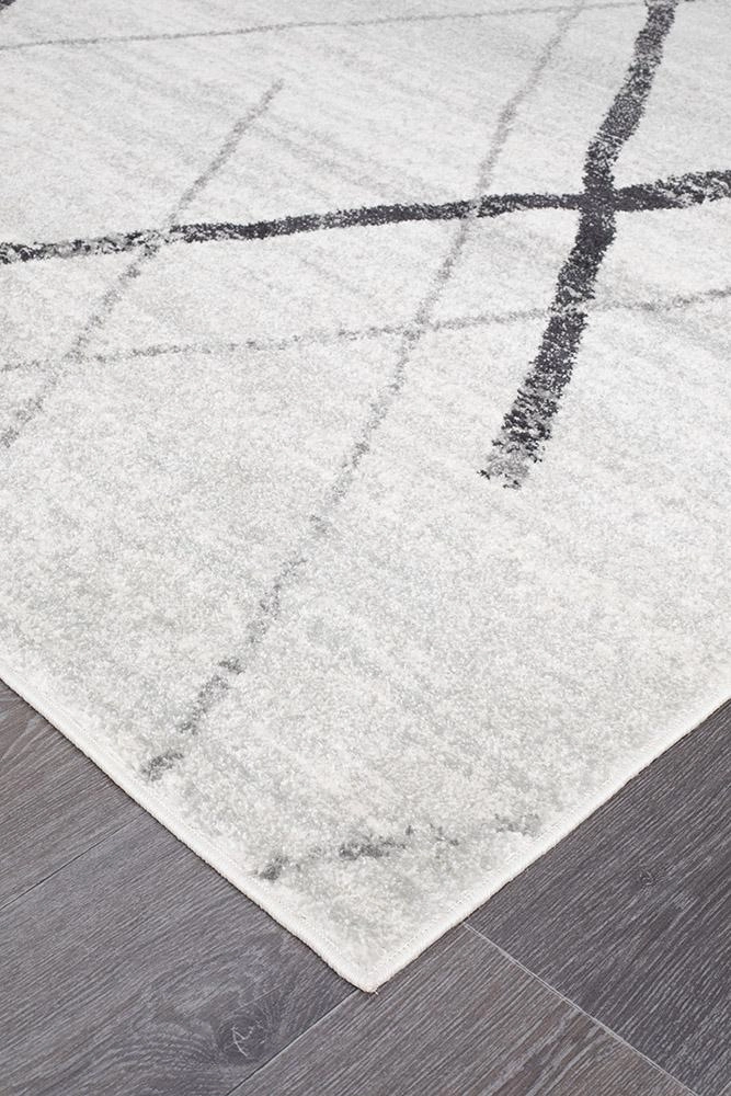 Oasis 452 Runner Rug (Grey) by Rug Culture