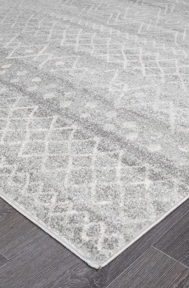 Oasis 453 Runner Rug (Grey) by Rug Culture