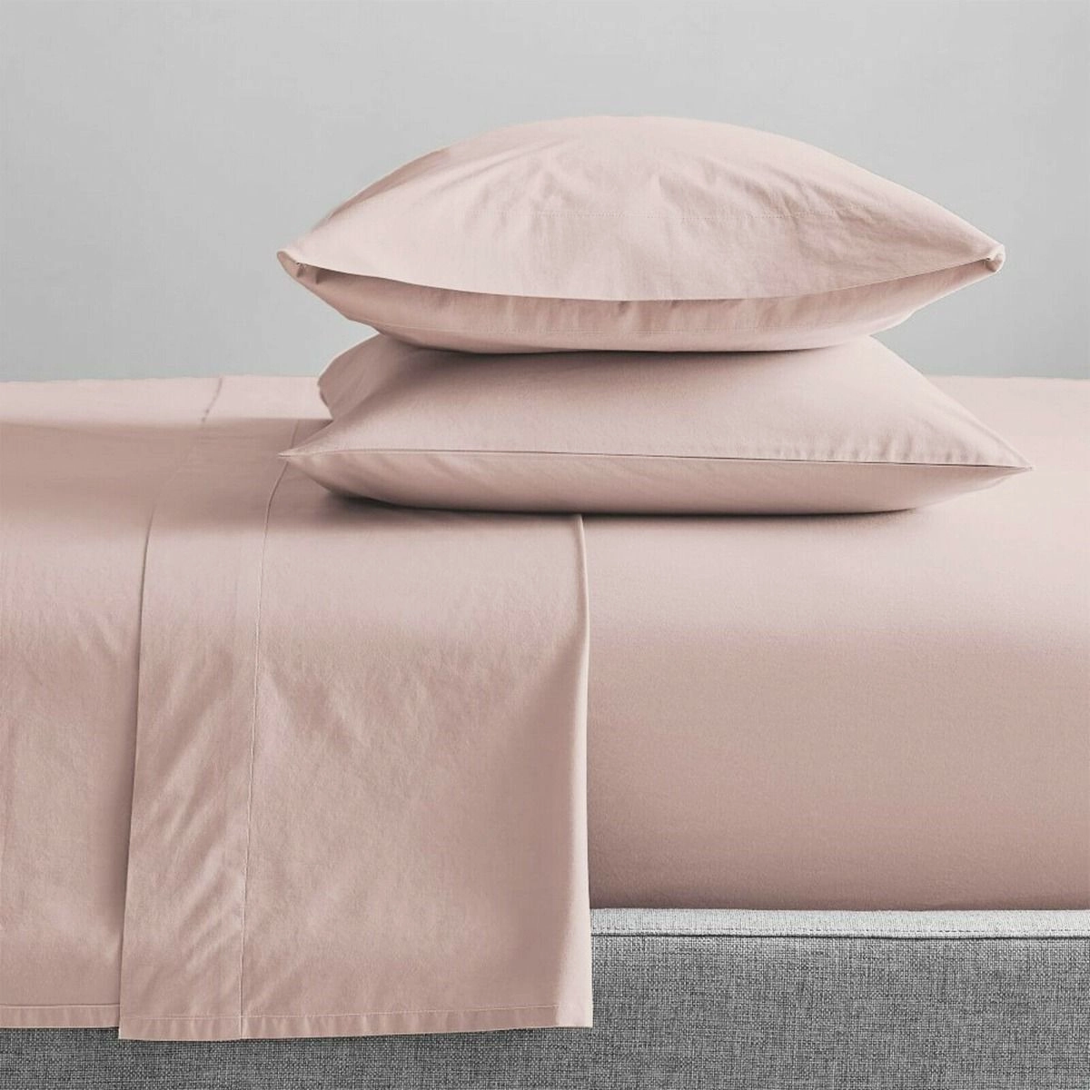 Organic Cotton Percale 300TC SEPIA ROSE Sheet Set by Renee Taylor