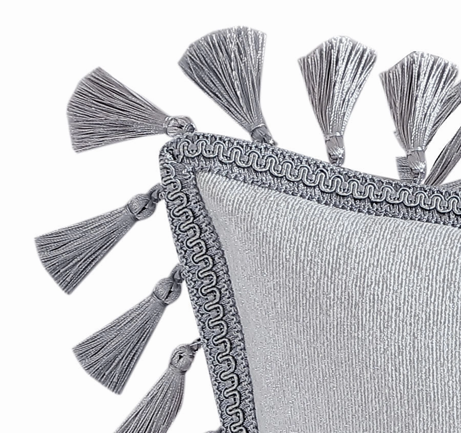 Orion 45x45cm Filled Cushion Silver