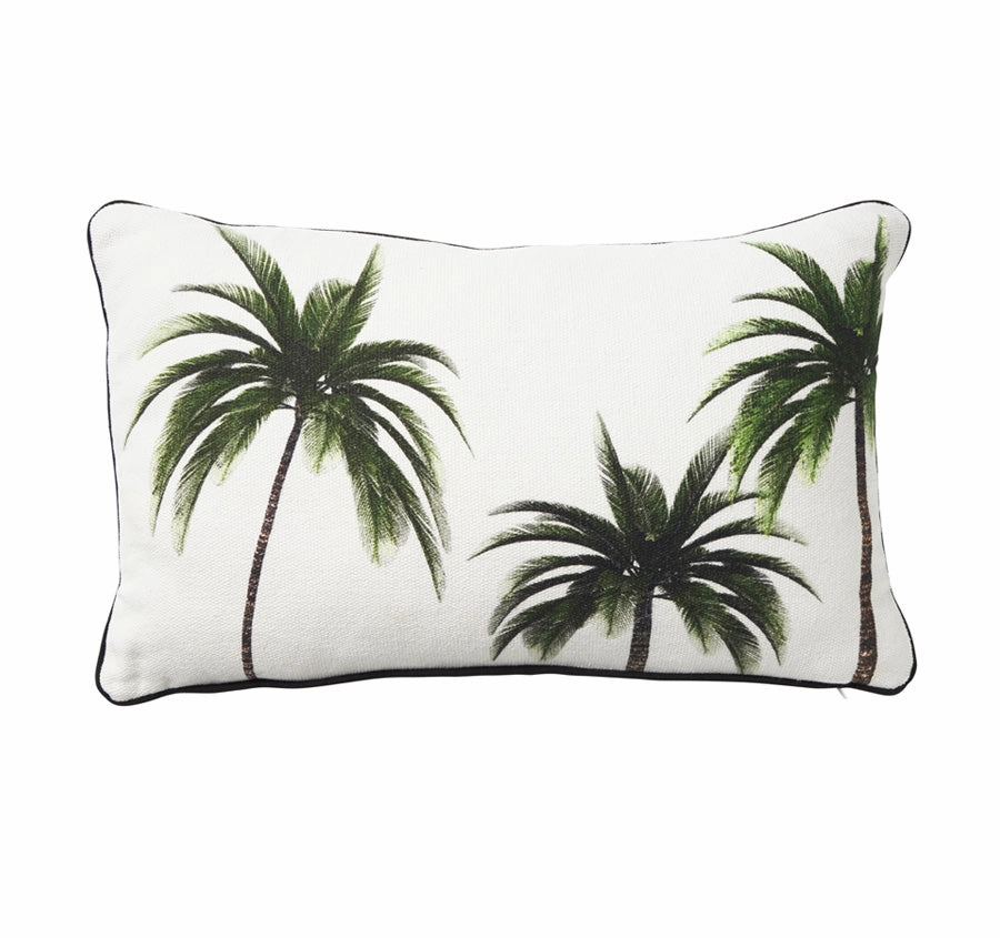 Palmy Isles 30x50cm Filled Cushion Green