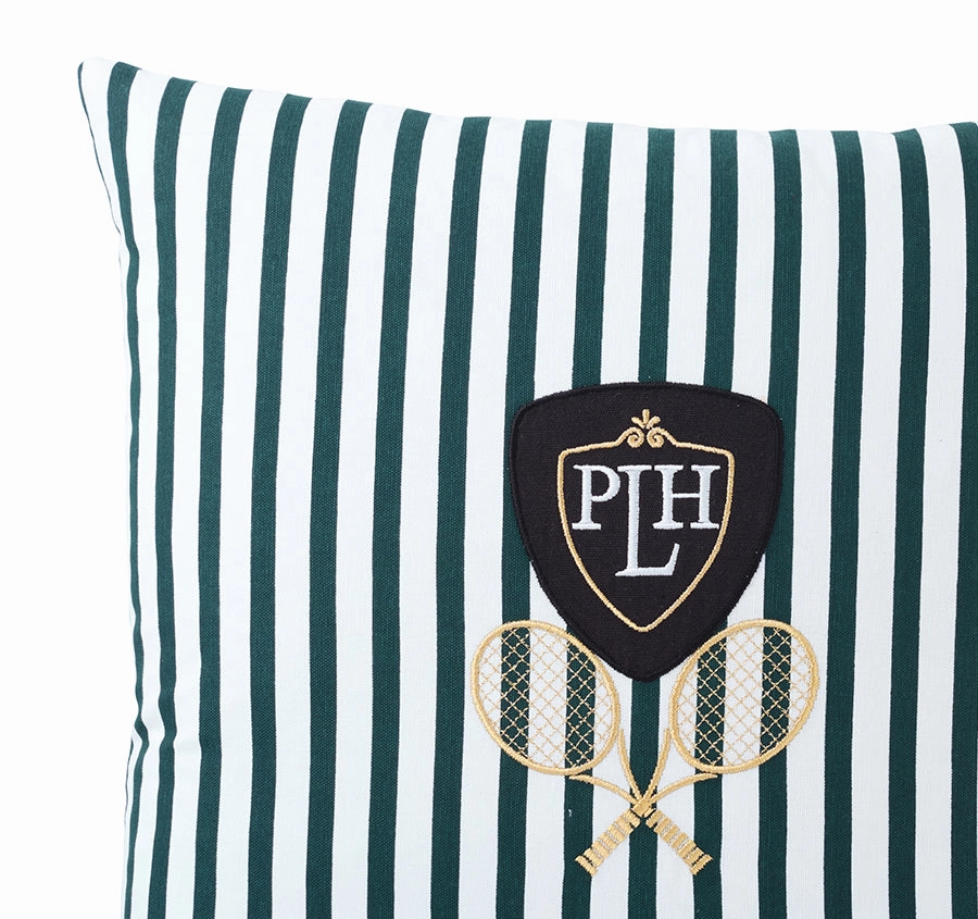 Paloma Tennis Stripes 55x55cm Filled Cushion
