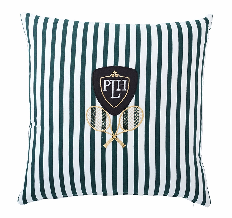 Paloma Tennis Stripes 55x55cm Filled Cushion