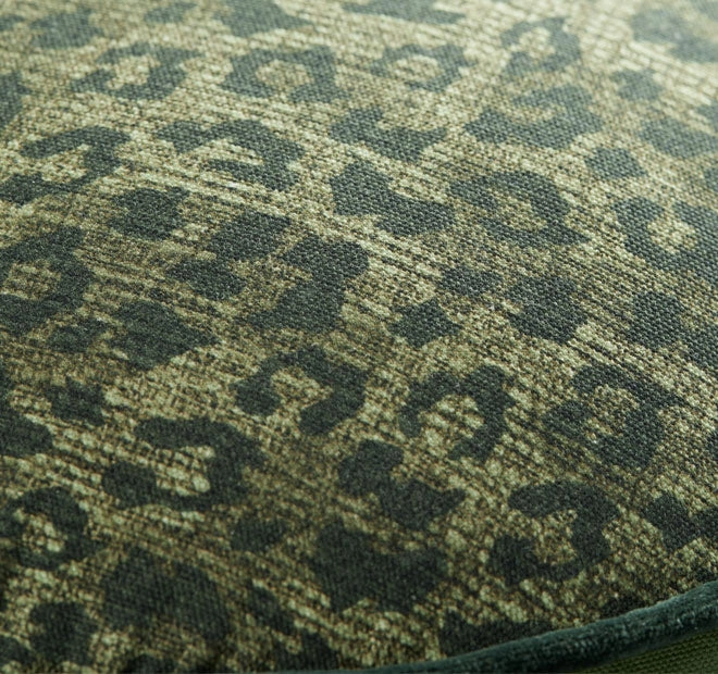 Pardus 40cm Round Cushion Green