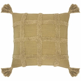 Percy Cushion 45 x 45 cm by Bambury FLAX