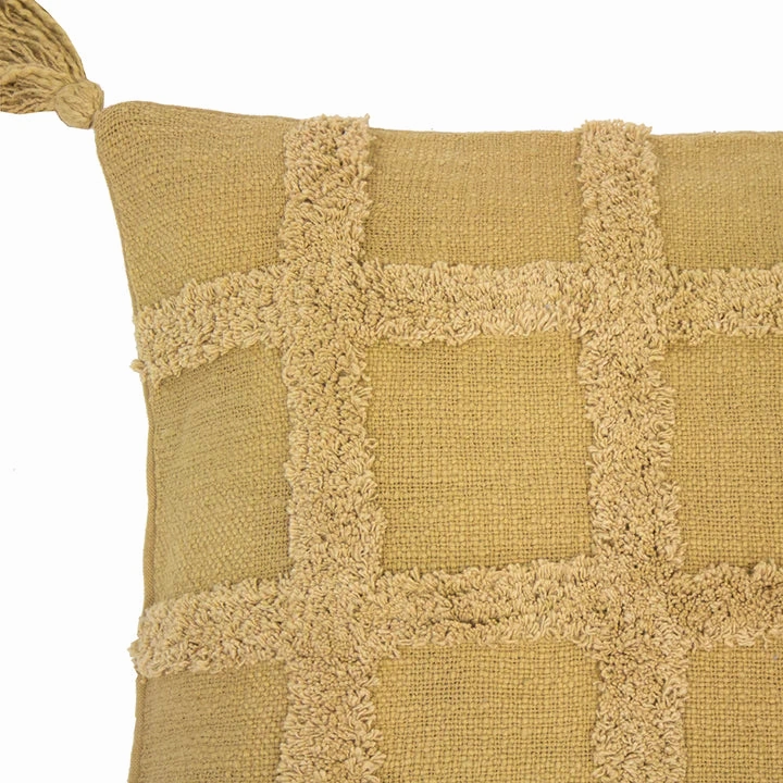 Percy Flax Rectangle Cushion 30 x 60cm by Bambury
