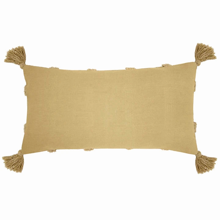 Percy Flax Rectangle Cushion 30 x 60cm by Bambury