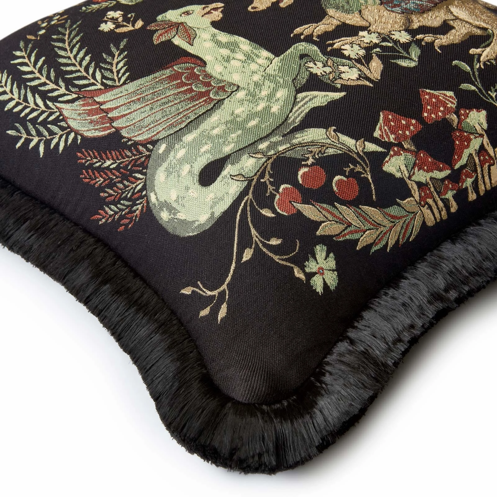 PHANTASIA Tapestry Medium Jacquard Cushion - Celadon